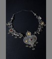 884 - Antica collana nuziale, argento , 18th secolo, (YEMEN?)