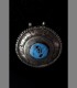 893 - Antique Afghan pendant - silver and turquoise  (early 20th century)