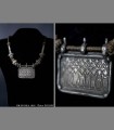 896 - Antico pendente Baluchi, argento, Quetta, 19th secolo, Pakistan