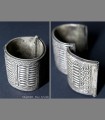 040 - Antico bracciale turcomanno, argento, Tekke, 19th secolo, Turkmenistan