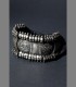 930 - Bracciale giainista, argento, Gujarat, 20th secolo, India