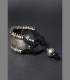 930 - Bracciale giainista, argento, Gujarat, 20th secolo, India