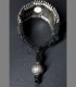 930 - Bracciale giainista, argento, Gujarat, 20th secolo, India