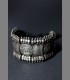 930 - Bracciale giainista, argento, Gujarat, 20th secolo, India