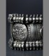 930 - Bracciale giainista, argento, Gujarat, 20th secolo, India