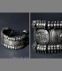 930 - Bracciale giainista, argento, Gujarat, 20th secolo, India