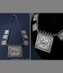 934 - Antica collana, argento, Malipuram, 18th secolo, India