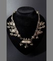935 - Venduto - Antica collana matrimoniale con portapreghiera da benedizione (inizio 19 secolo)