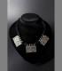 938 - Antique silver necklace (second half 19th century)