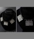 938 - Antique silver necklace (second half 19th century)