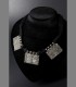 938 - Antique silver necklace (second half 19th century)
