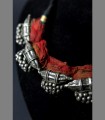 940 - SOLD - Rare tribal necklace, silver