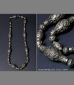 059 - Antica collana turcomanna, argento, 19th secolo, Turkmenistan