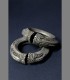 954 - Antica coppia di bracciali, argento, Rajasthan, 18th secolo, India