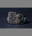 963 - Venduto - Antico e raro bracciale tibetano (19 secolo)