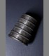 969 - Antico bracciale "slave", argento, Madurai, 19th secolo, India