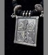 977 - Antica collana rituale, argento, Madurai, 19th secolo, India