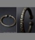 050 - Antico e raro bracciale nuziale, argento, Rajasthan, 18th secolo, India
