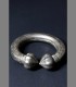 983 - Antico bracciale, argento, simbologie esoteriche, Rajasthan, 19th secolo, India