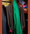 1119 - Scialle in filato di pura pashmina e giacca "Libellula" 3/4