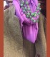 1144 -  Stola in filato di pura pashmina, antica collana veneziana, giacca in shetland