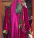 092 - Scialli in filato di pura pashmina, stola in velluto di seta, giacca in velluto di seta