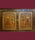 1200 - Antico mobile tibetano, misure cm L136 x A113 x P60