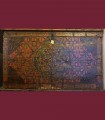 1204 - Antico mobile-baule decorato, cm L125 x A70 x P49