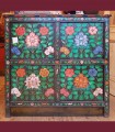 1207 - Antico mobile tibetano, inizio 19th secolo, misure cm L107 x A102 x P50