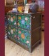 1207 - Antico mobile tibetano, inizio 19th secolo, misure cm L107 x A102 x P50