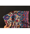1241 - Stole of pashmina, silk, batik