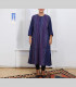 863 - Camicia lunga Kurta, cotone ricamato (Pintuk)