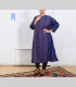 863 - Camicia lunga Kurta, cotone ricamato (Pintuk)