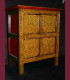 508bis - SOLD - Cabinet-scrittoio tibetano, recente fattura, misure cm L38 x A46 x P24