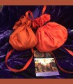245 - Pochette a sacchetto, taffetà di seta