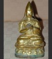 282 - Statuetta, bronzo, lama Tsong Khapa, 17th secolo, Tibet