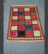 316 - Gabbeh "Mondrian", antico, a quadretti, misure cm 116 x 82